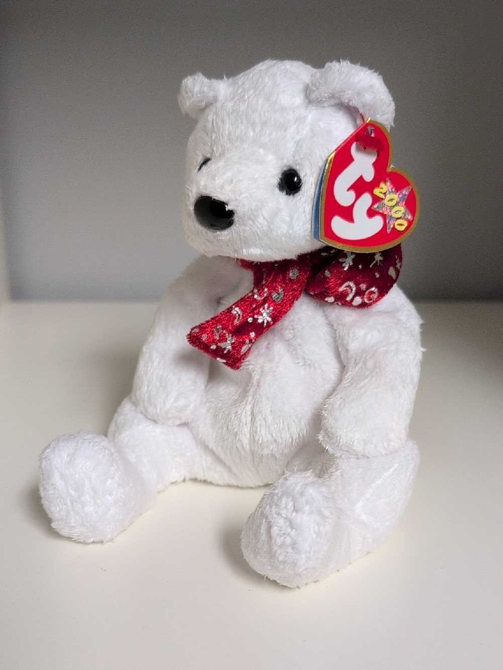 💜2/$20💜 Ty Beanie Babies 2000 Holiday Bear BNWT Y2K Beanie Plush Christmas